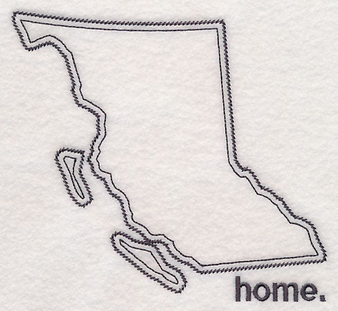 British Columbia Outline (Vintage)
