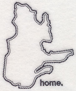 Quebec Outline (Vintage)