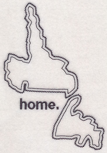 Newfoundland and Labrador Outline (Vintage)