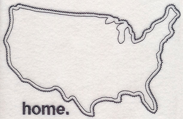 United States of America Outline (Vintage)