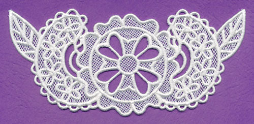 Bright Blooms Necklace (Lace)