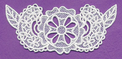 Bright Blooms Necklace (Lace)