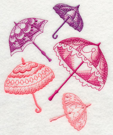 Pretty Parasols Collage