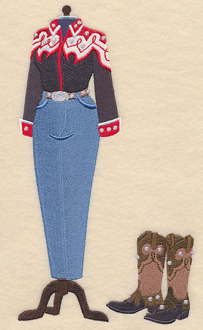 Western Rodeo Dress Form - Hers