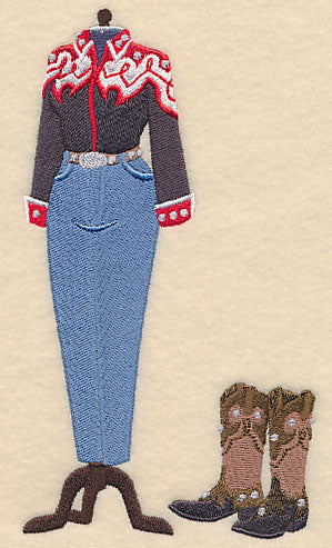 Western Rodeo Dress Form - Hers