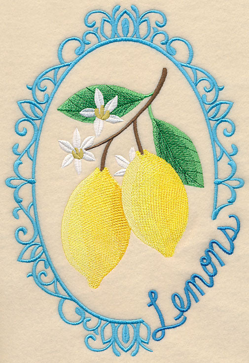 Fruit Cameo - Lemons