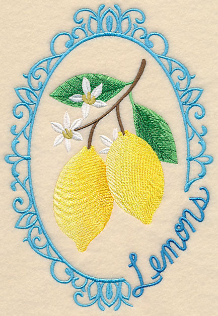 Fruit Cameo - Lemons