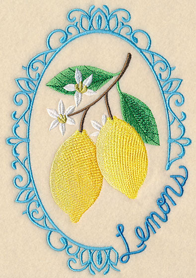 Fruit Cameo - Lemons