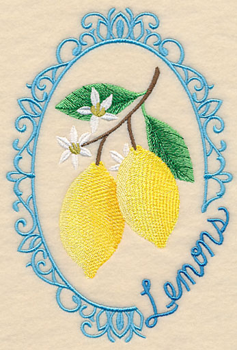Fruit Cameo - Lemons