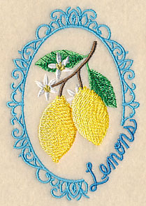 Fruit Cameo - Lemons