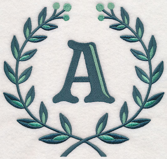 Laurel Letter A - 7 Inch