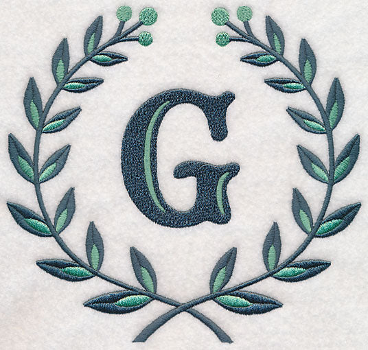 Laurel Letter G - 7 Inch