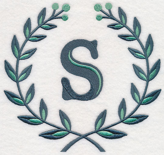 Laurel Letter S - 7 Inch