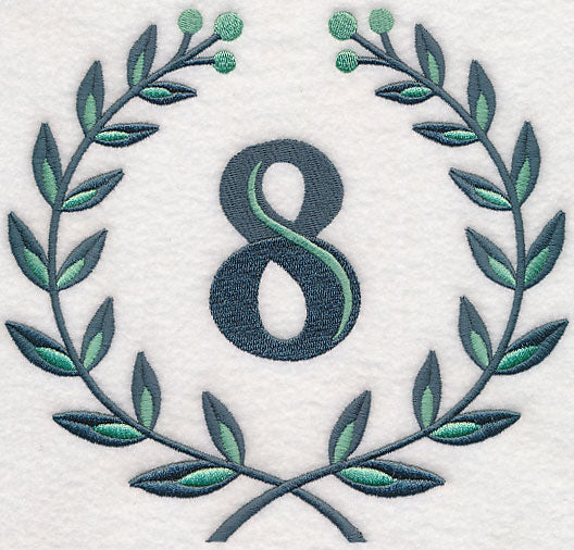 Laurel Number 8 - 7 Inch