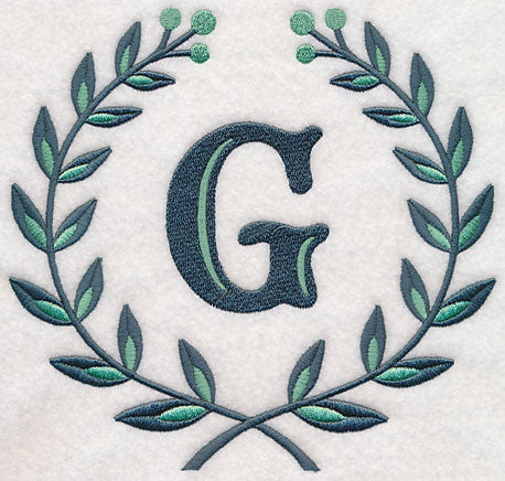 Laurel Letter G - 7 Inch