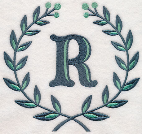 Laurel Letter R - 7 Inch