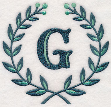 Laurel Letter G - 7 Inch
