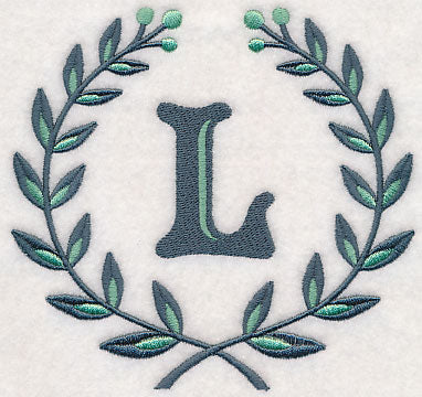 Laurel Letter L - 7 Inch