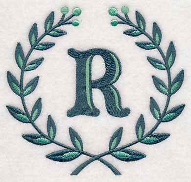 Laurel Letter R - 7 Inch