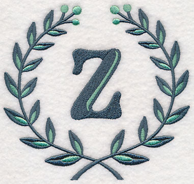 Laurel Letter Z - 7 Inch