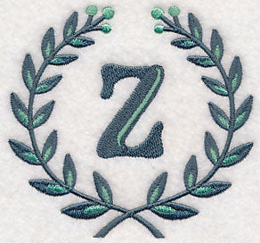 Laurel Letter Z - 7 Inch