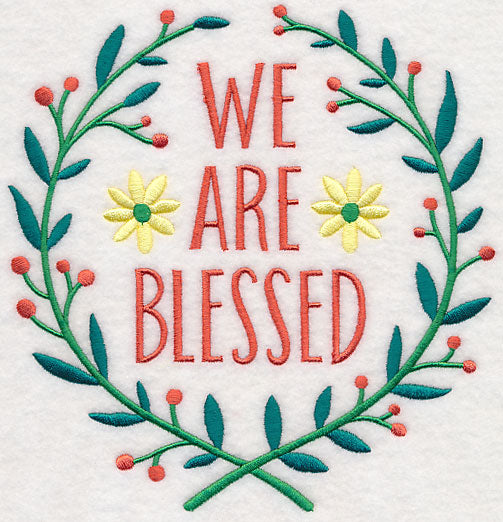 We Are Blessed Wreath