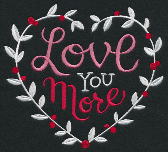 Love You More Wreath