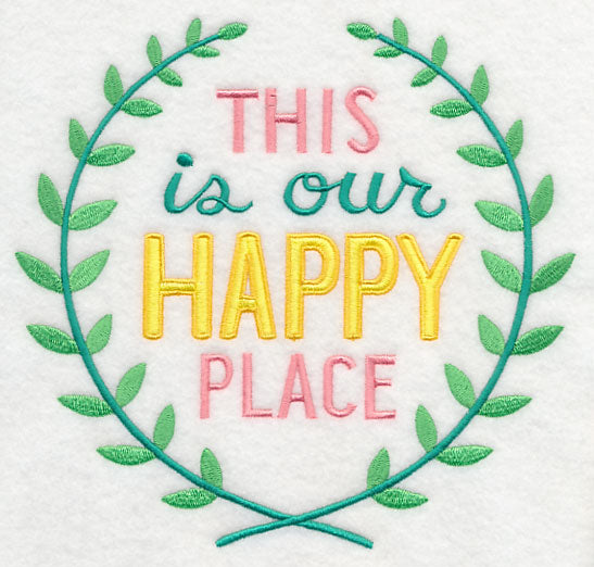 This Is Our Happy Place Wreath