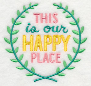 This Is Our Happy Place Wreath