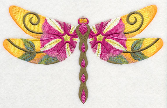 Petunia Dragonfly in Watercolor