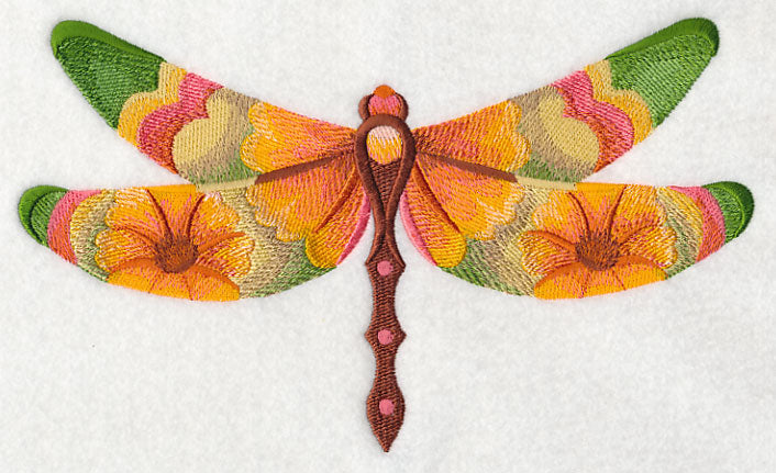 Cosmos Dragonfly in Watercolor