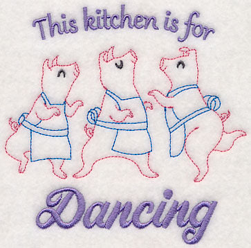 This Kitchen Is For Dancing - Pigs