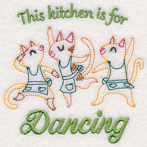 This Kitchen Is For Dancing - Cats