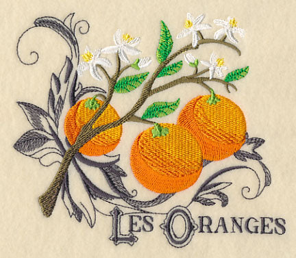 Oranges and Baroque Flourish (French)