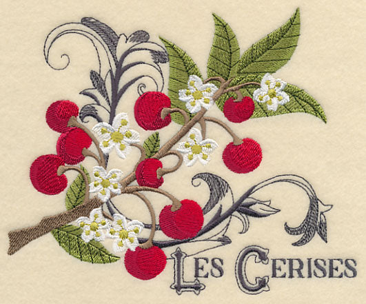 Cherries and Baroque Flourish (French)