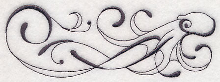 Inky Octopus Border
