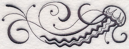 Inky Jellyfish Border