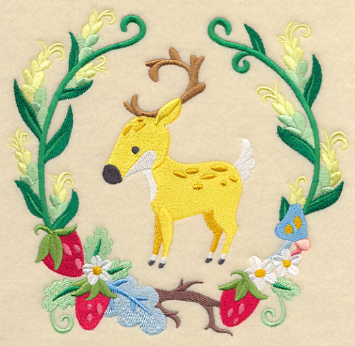 Storybook Deer Wreath
