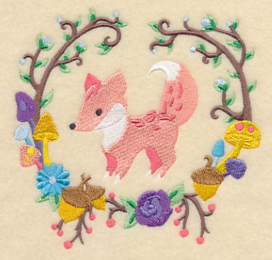 Storybook Fox Wreath