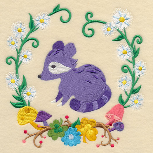 Storybook Raccoon Wreath