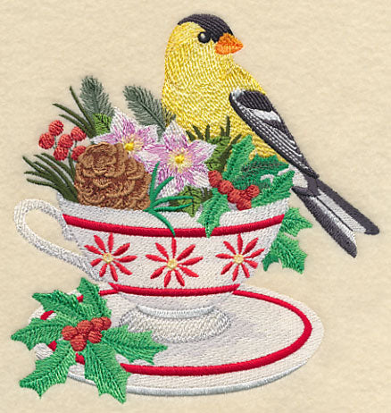 Goldfinch and Christmas Tea