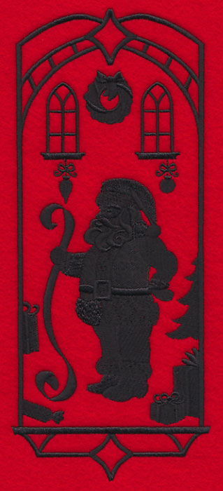 Christmas Silhouette - Santa's List