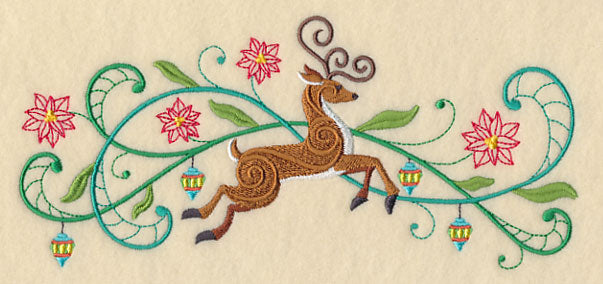 Reindeer Potpourri Border