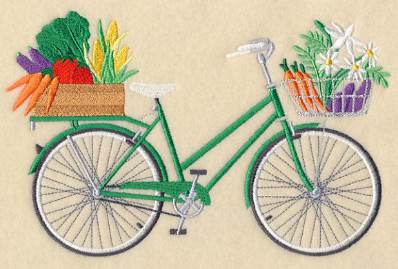 Fresh Vegetables Bicycle