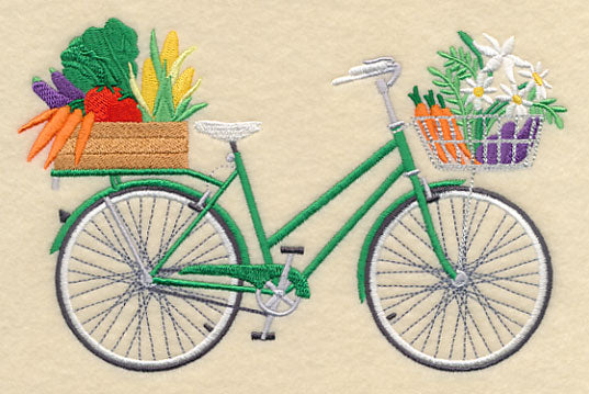 Fresh Vegetables Bicycle