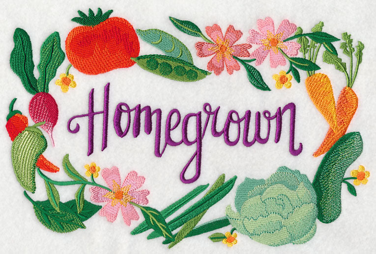 Homegrown Vegetables in Watercolor