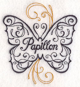 Elegant Papillon and Butterfly