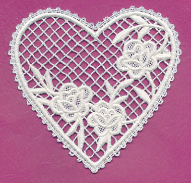 Heart and Roses 1 (Battenburg Lace)