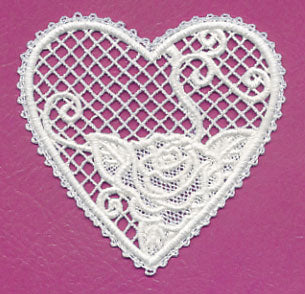 Heart and Roses 3 (Battenburg Lace)