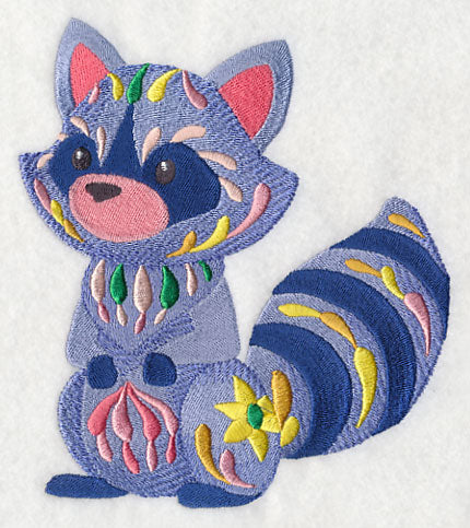 Flower Power Baby Raccoon